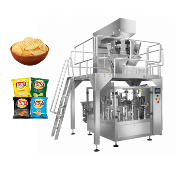Vollautomatische Doypack -Zip -Bag -Verpackungsmaschine für Haustier -Lebensmittel -Kekse Süßigkeiten